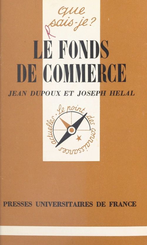 Couverture ebook de Le fonds de commerce, de Jean Dupoux, Joseph Helal