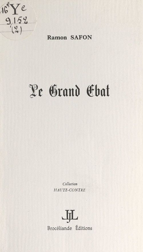ebook cover of Le grand ébat, by Ramon Safon