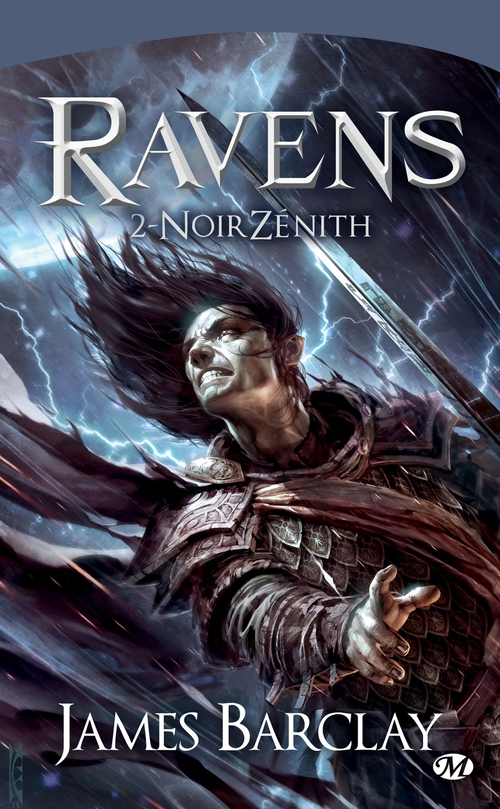 ebook cover of Les Chroniques des Ravens, T2 : NoirZénith, by James Barclay