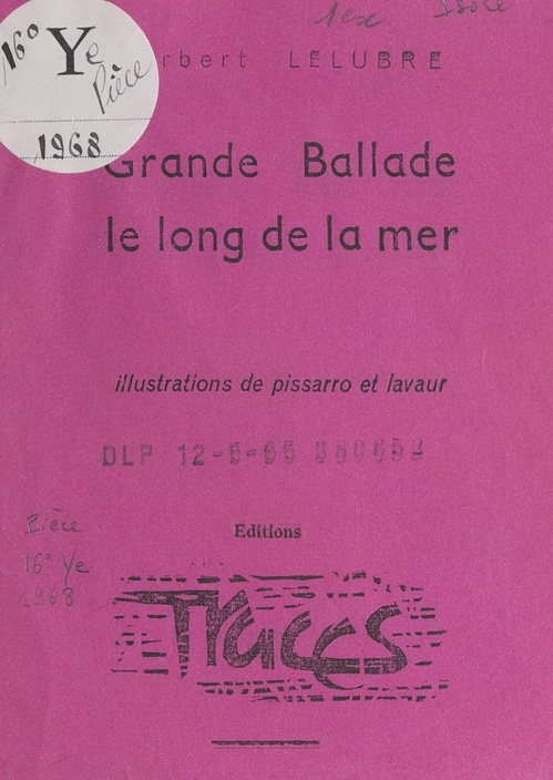 Couverture ebook de Grande ballade le long de la mer, de Norbert Lelubre