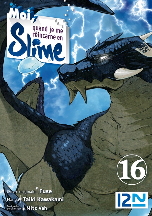 Couverture ebook de Moi, quand je me réincarne en slime - tome 16, de Fuse, Taiki Kawakami, Mtz vah
