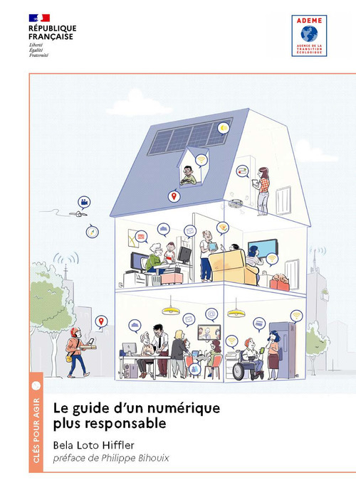 ebook cover of Le guide d'un numérique plus responsable, by Bela Loto Hiffler