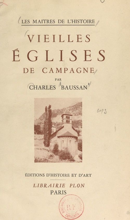 ebook cover of Vieilles églises de campagne, by Charles Baussan