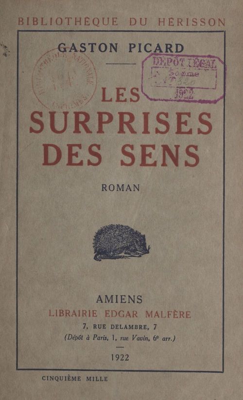 Couverture ebook de Les surprises des sens, de Gaston Picard