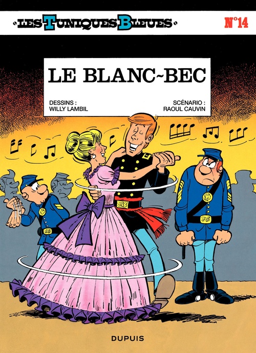 Couverture ebook de Les Tuniques Bleues - Tome 14 - Le Blanc-bec, de Raoul Cauvin, Willy Lambil