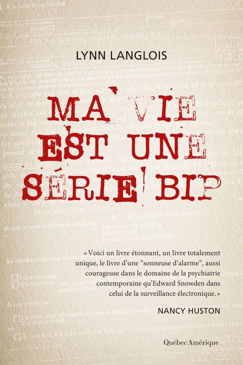 ebook cover of Ma vie est une série BIP, by Langlois Lynn