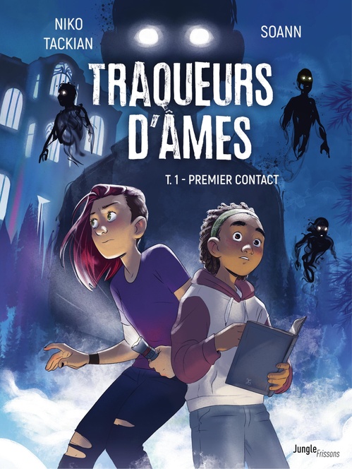 Couverture ebook de Traqueurs d'âmes - Tome 1 - Premier contact, de Nicko Tackian