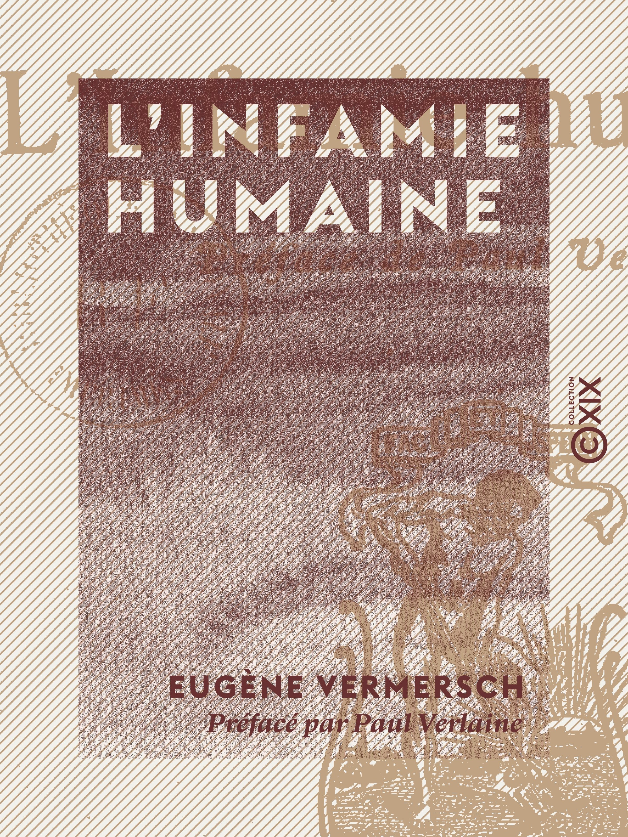 ebook cover of L'Infamie humaine, by Eugene Vermersch, Paul Verlaine
