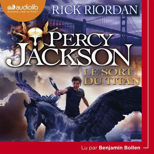 Couverture audiobook de Percy Jackson 3 - Le Sort du Titan, de Rick Riordan, Mona De Pracontal