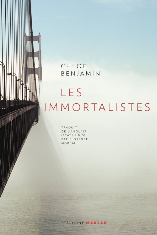 ebook cover of Les Immortalistes, by Chloé Benjamin