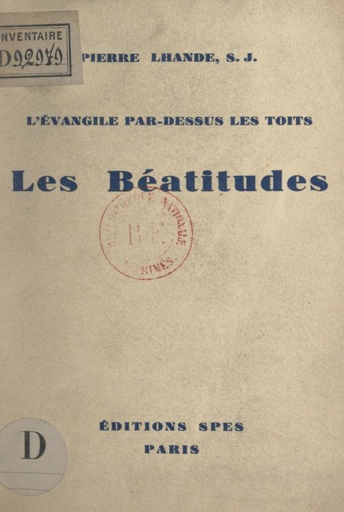 Couverture ebook de Les Béatitudes, de Pierre Lhande