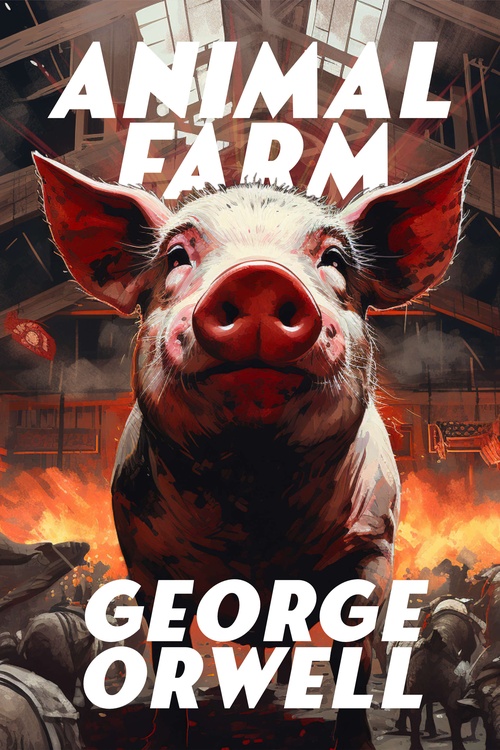 Couverture ebook de Animal Farm, de George Orwell