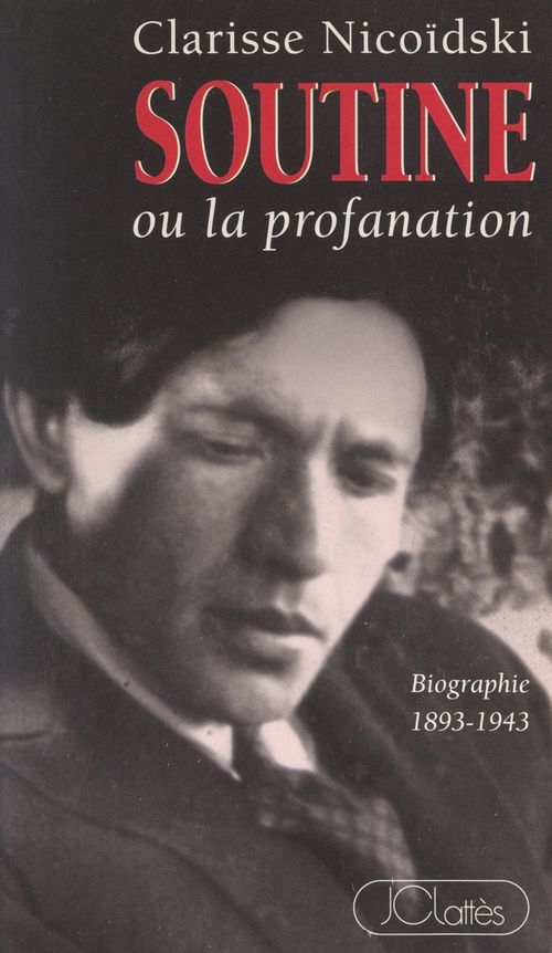 ebook cover of Soutine, by Clarisse Nicoïdski