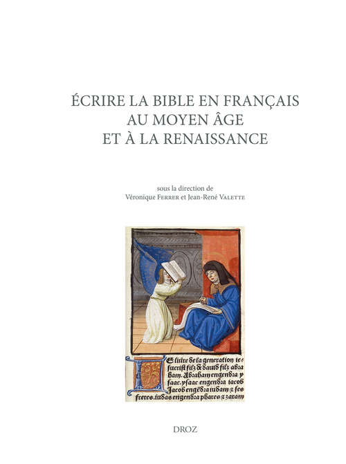 ebook cover of Ecrire la Bible en français au Moyen Age et à la Renaissance, by