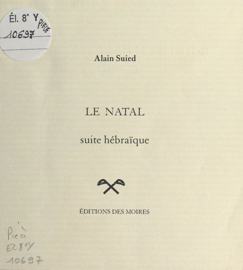 ebook cover of Le Natal : Suite hébraïque, by Alain Suied