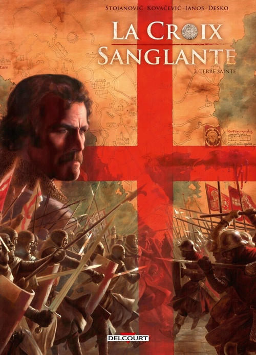 ebook cover of La Croix sanglante T02 - Terre sainte, by Marko Stojanovic