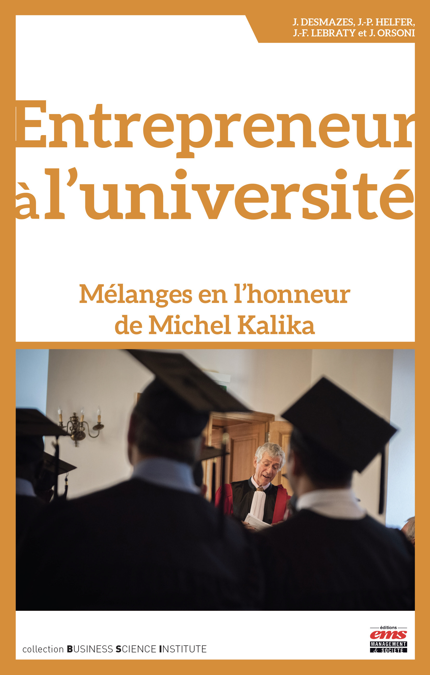 ebook cover of Entrepreneur à l'université, by Jean-Pierre Helfer, Jacques Orsoni