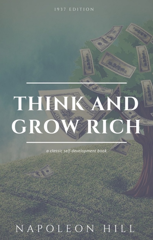 ebook cover of Think and Grow Rich, by Napoleon Hill