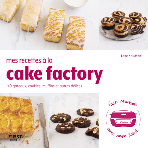 Couverture ebook de Mes recettes au cake factory, de Lene Knudsen