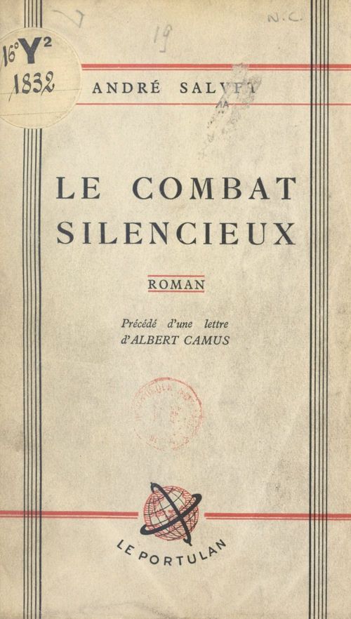 Couverture ebook de Le combat silencieux, de Andre Salvet