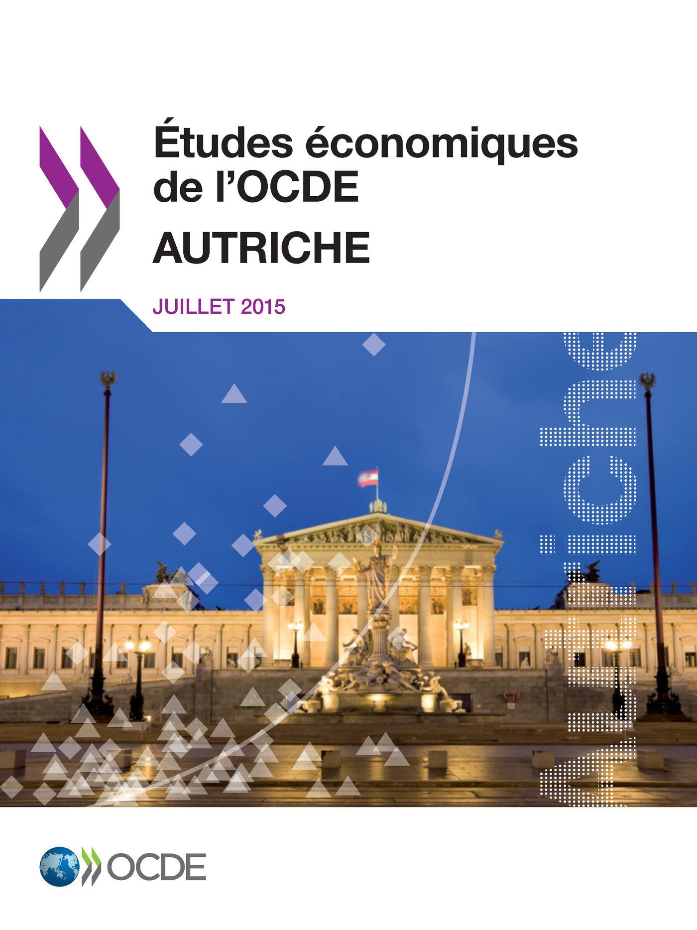 Couverture ebook de Études économiques de l'OCDE : Autriche 2015, de Collectif