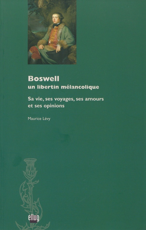 Couverture ebook de Boswell, un libertin mélancolique, de Maurice Lévy
