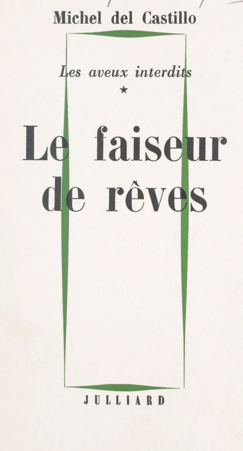 Couverture ebook de Les aveux interdits (1) : Le faiseur de rêves, de Michel del Castillo