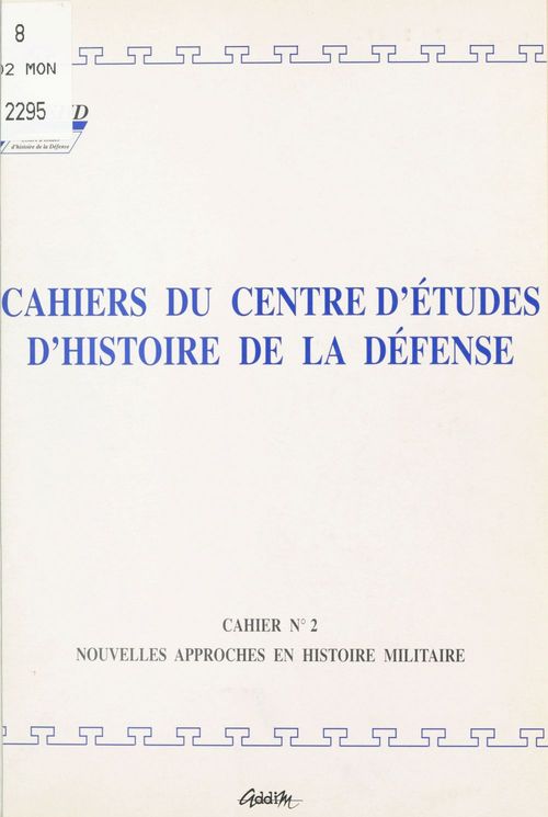 ebook cover of Nouvelles approches en histoire militaire, by Collectif