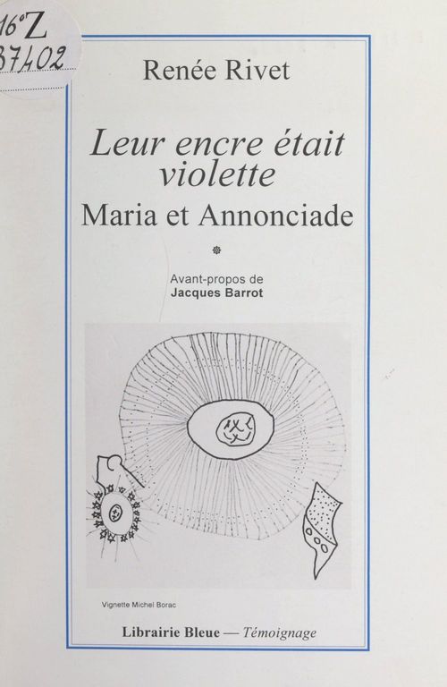 Couverture ebook de Leur encre était violette, de Renee Rivet