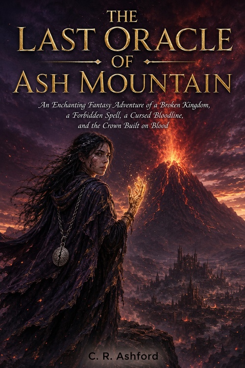 Couverture ebook de The Last Oracle of Ash Mountain, de C. R. Ashford