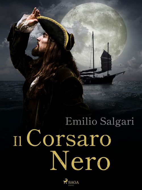 ebook cover of Il Corsaro Nero, by Emilio Salgari