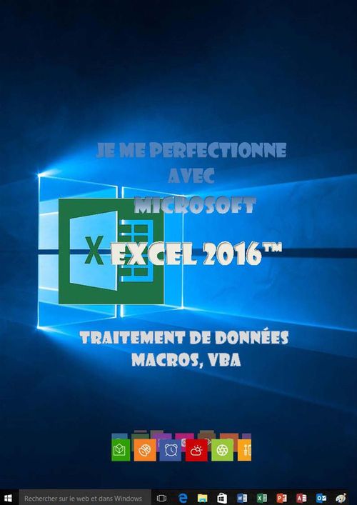 Couverture ebook de Je me perfectionne avec Excel 2016 - Traitement de données, de Joel Green