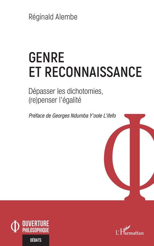 Couverture ebook de Genre et reconnaissance, de Reginald Alembe