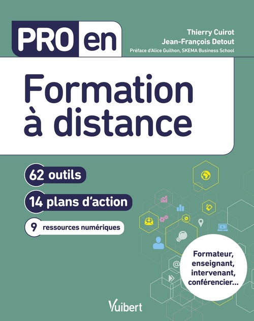 Couverture ebook de Pro en Formation à distance, de Thierry Cuirot, Jean-françois Detout