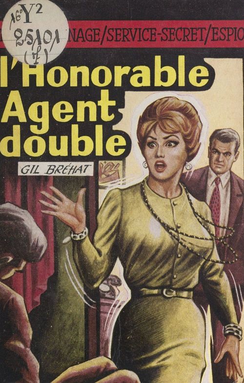 Couverture ebook de L'honorable agent double, de Gil Brehat