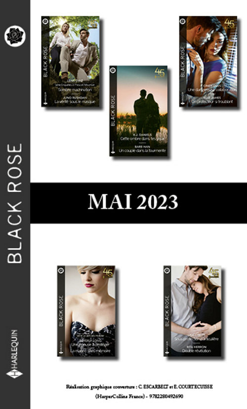 Couverture ebook de Pack mensuel Black Rose - 10 romans (Mai 2023), de Collectif
