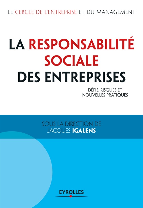 Couverture ebook de La responsabilité sociale des entreprises, de Jacques Igalens