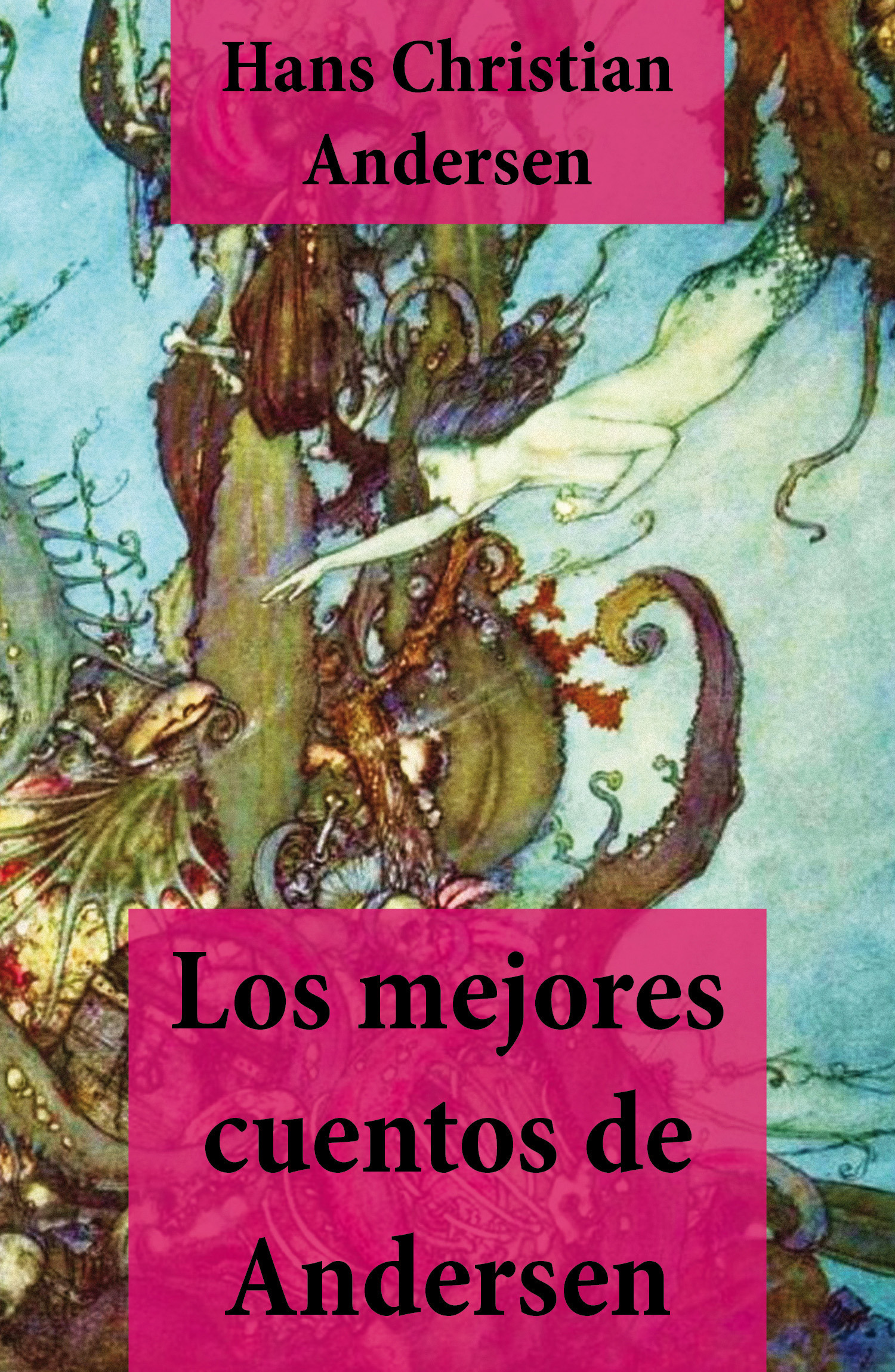ebook cover of Los mejores cuentos de Andersen (con índice activo), by Hans Christian Andersen