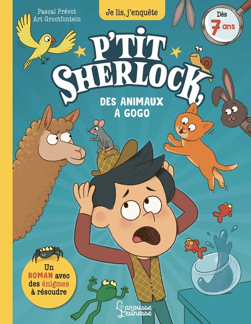 ebook cover of P'tit Sherlock Des animaux à gogo !, by Pascal Prévôt