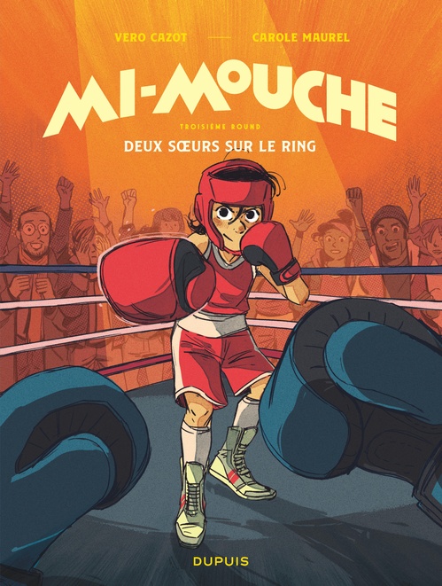 Couverture ebook de Mi-Mouche - Tome 3 - Deux soeurs sur le ring, de Vero Cazot