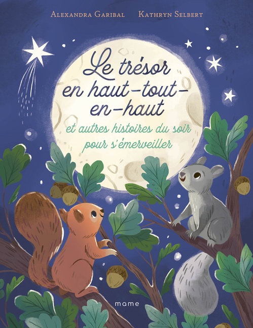 Couverture ebook de Le trésor en-haut-tout-en-haut et autres histoires du soir pour s'émerveiller, de Alexandra Garibal