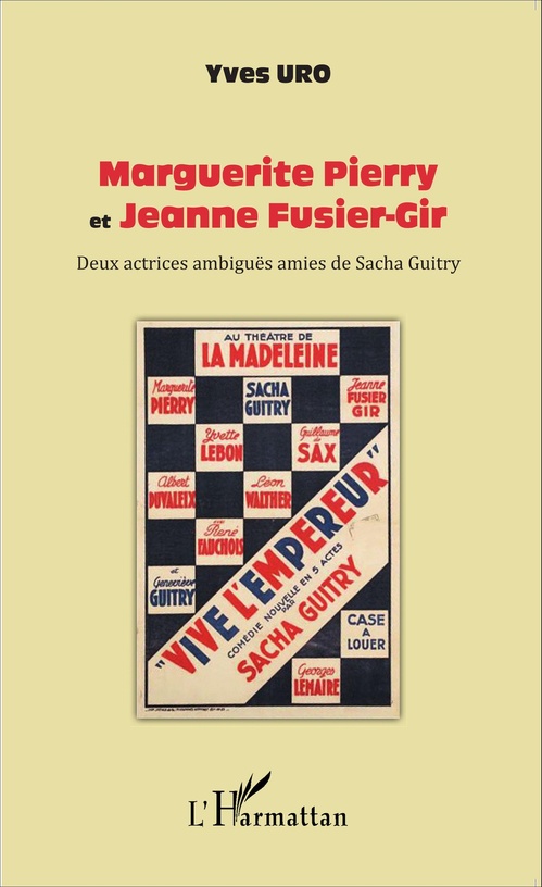 ebook cover of Marguerite Pierry et Jeanne Fusier-Gir, by Yves Uro