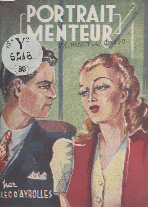 Couverture ebook de Portrait menteur, de Alec D'Ayrolles