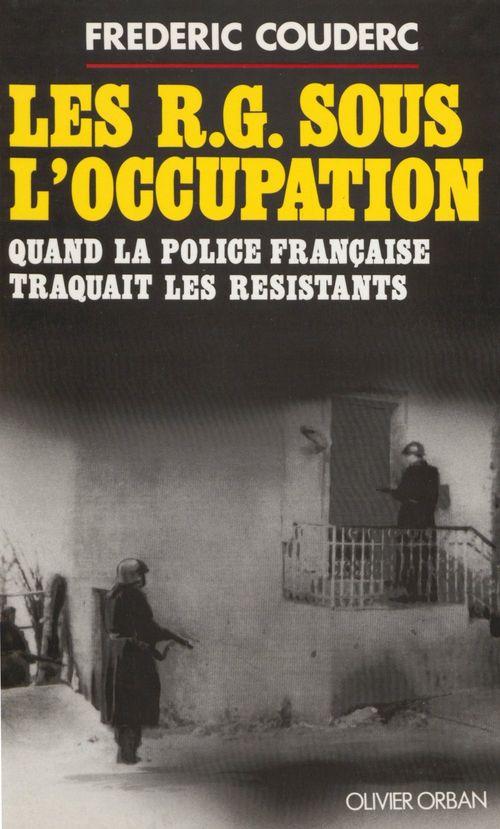 ebook cover of Les R.G. sous l'Occupation, by Frédéric Couderc