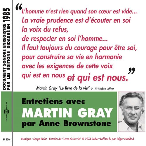 audiobook cover of Entretiens avec Martin Gray. Le livre de la vie, by Martin Gray