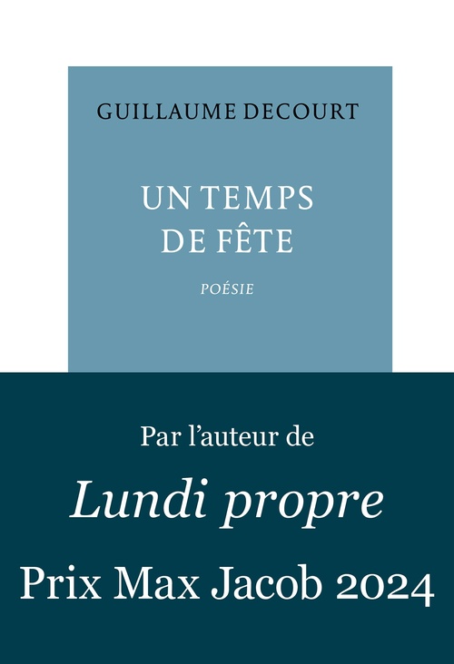 Couverture ebook de Un temps de fête, de Guillaume Decourt