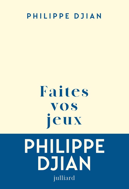 Couverture ebook de Faites vos jeux, de Philippe Djian