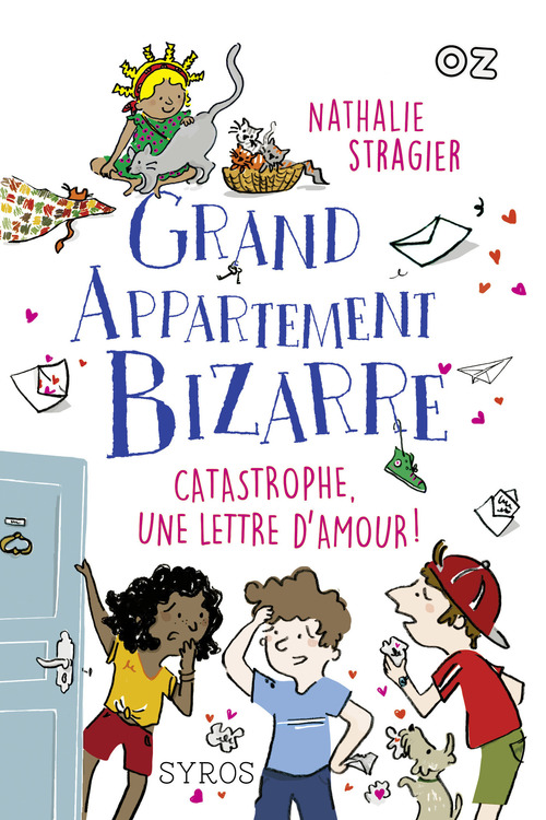 Couverture ebook de Grand appartement bizarre - tome 4 Catastrophe, une lettre d'amour !, de Nathalie Stragier