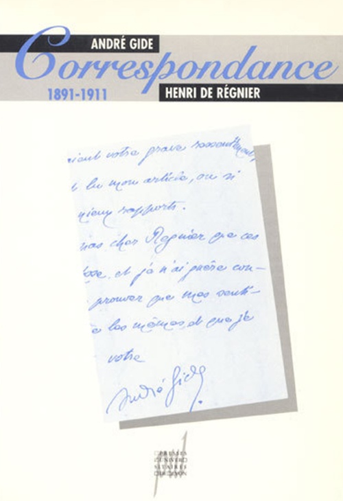 ebook cover of André Gide & Henri de Régnier, by Andre Gide, Henri de Régnier