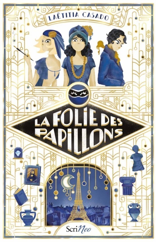 Couverture ebook de La folie des papillons, de Laëtitia Casado